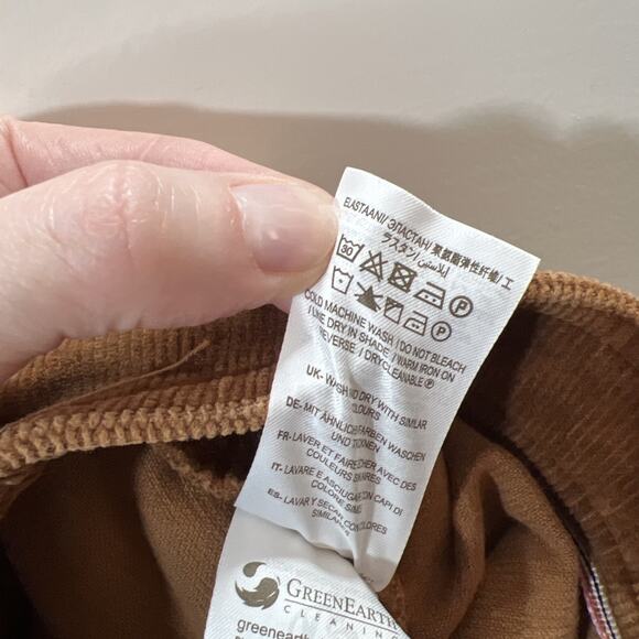 Boden Women’s Wide Leg Corduroy Pants Size M 8R Brown Preppy Academia Timeless - Picture 6 of 9